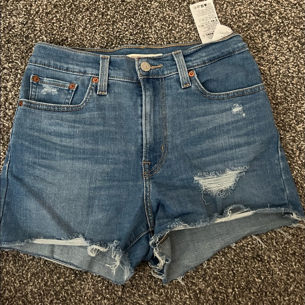 Levi’s high rise shorts
